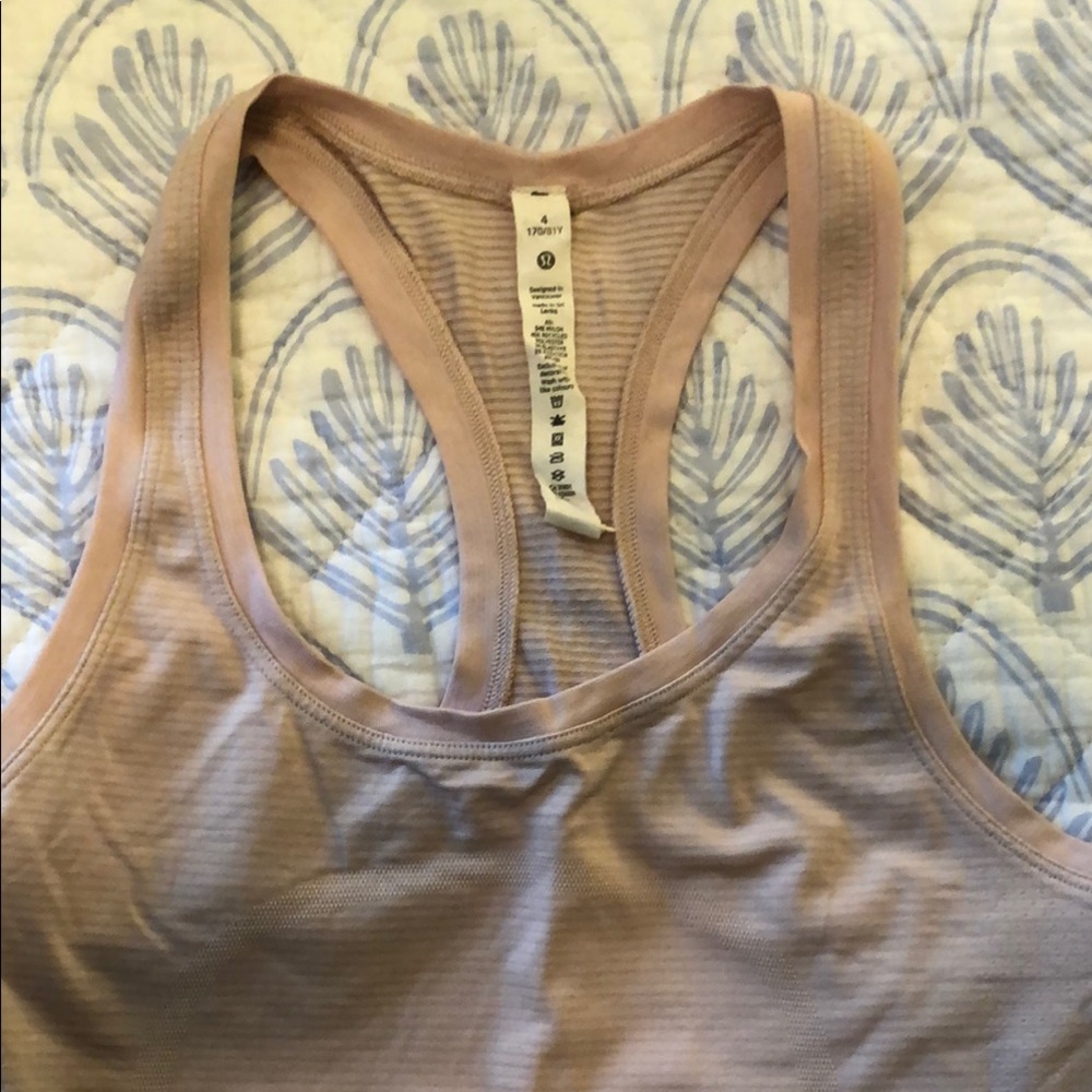 Lululemon Mauve Tank Size 4